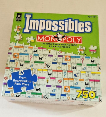 Impossibles  Monopoly Puzzle The Only Puzzle With No Edge And 5 Extra Pieces