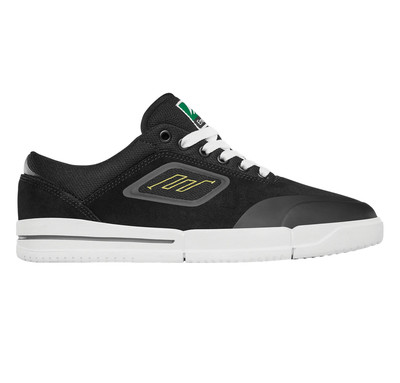 Emerica Phocus G6 Black White Gold Mens Skateboard Shoes
