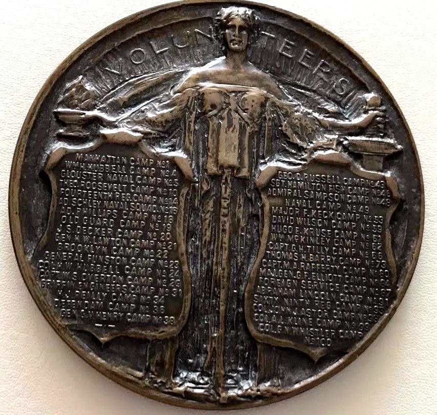 1923 spanish-american war / new york bronze medal, by charles