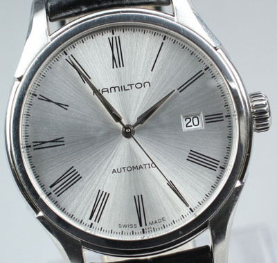 [N MINT] Hamilton Jazzmaster H395150 Date Silver Automatic Mens Watch From JAPAN
