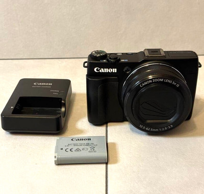 Canon PowerShot G1 X Mark II 12.8MP 5x Digital Camera Black F/S From Japan