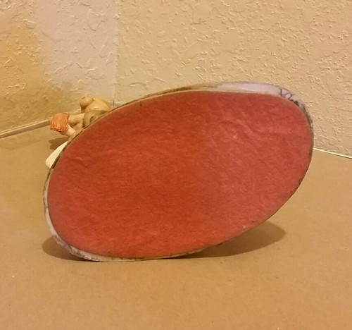 FONTANINI Resin Girl with Deer at Fountain Depose Italy 754 Signed Simonetti