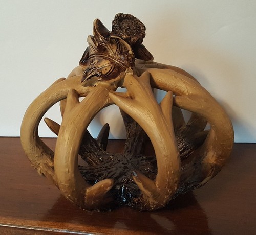 Woodland Antler Harvest Pumpkin 6