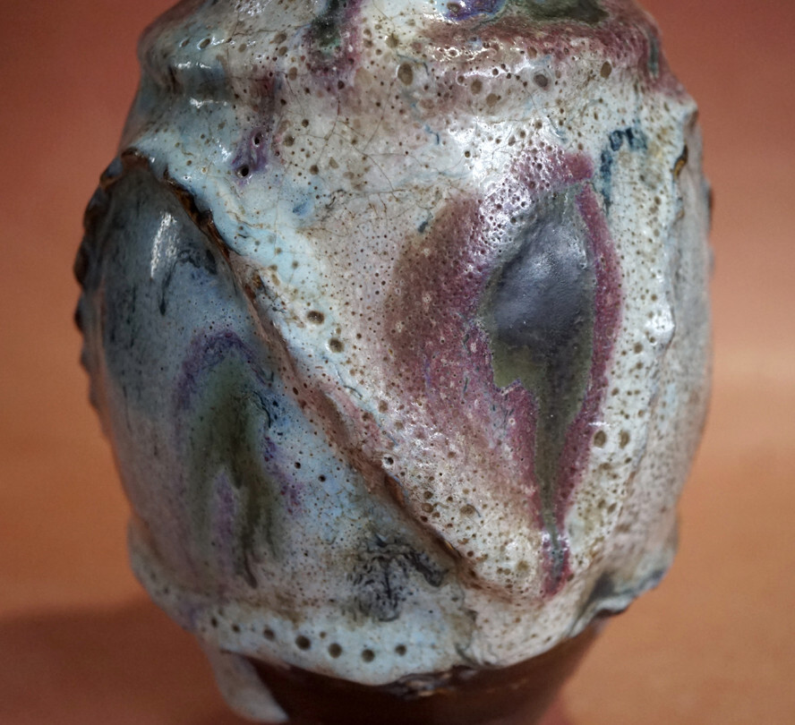 Vintage Persian Storage Jar Vase w/ Rope Decoration North Carolina ? Jugtown ??