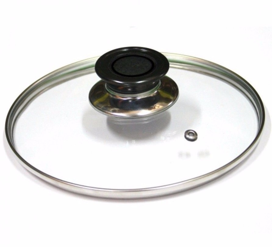 Coperchio In Vetro Temperato Per Padella Pentola Casseruola Tegame Diam 26cm dfh