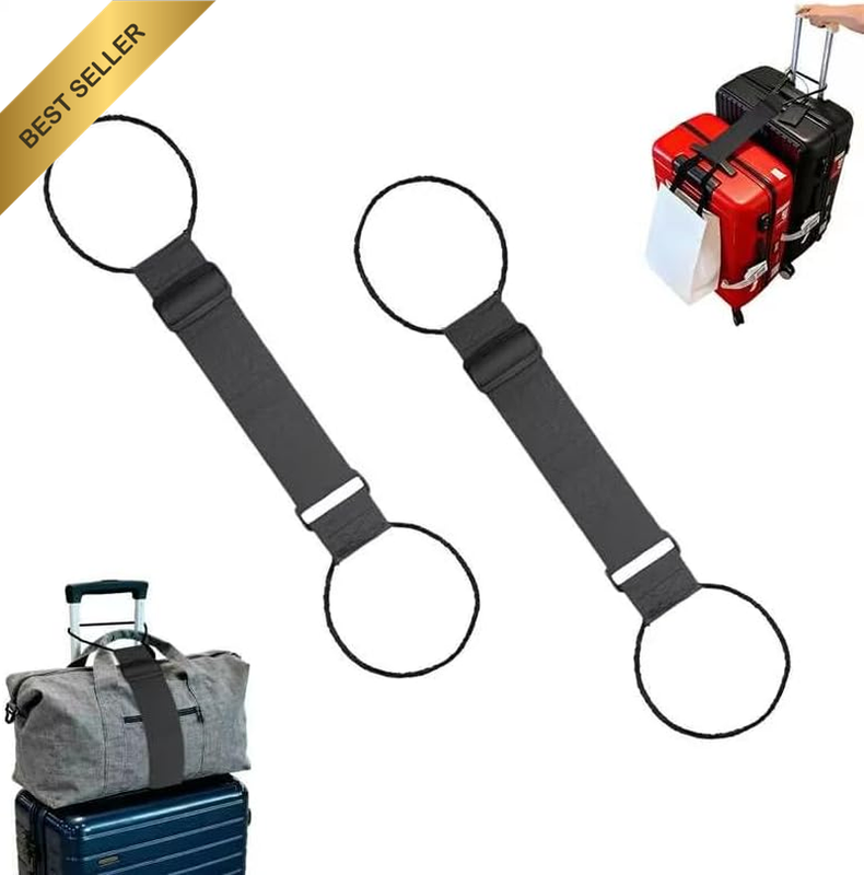 Luggage Straps for Suitcases，Multi-Use Strong Adjustable Luggage Connector Strap