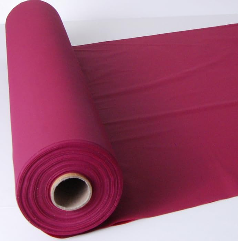 , Burgundy Plastic Table Cover Roll - 40In X 100 Feet Heavy Duty Plastic Banquet