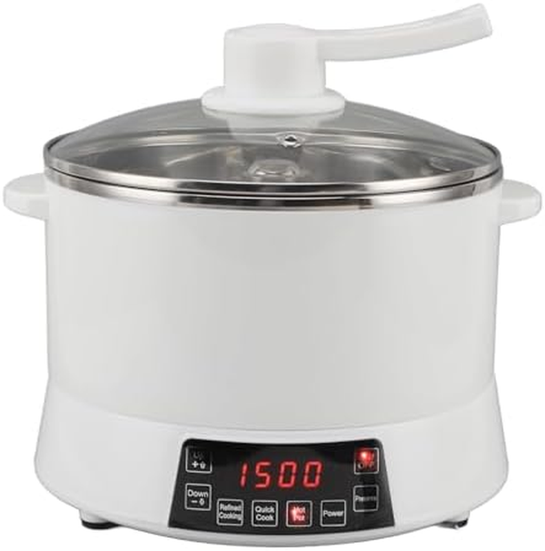 Electric Rice Cooker, Rice Cooker with 12H Timed Reserve Lifting Fast Cooking for Cooking Rice (US Plug 110V)