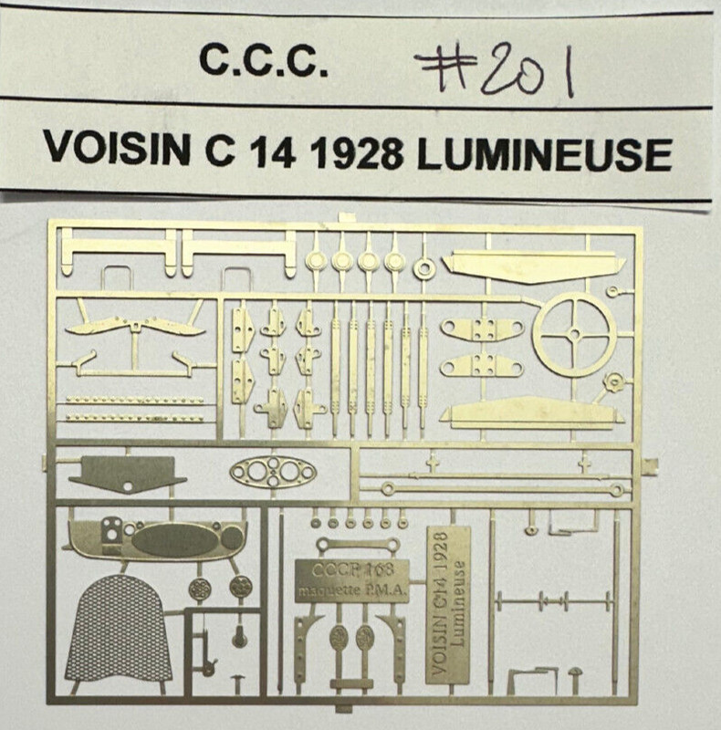 #201- Photodecoupe Pour Ccc Voisin C14 1928 Lumineuse