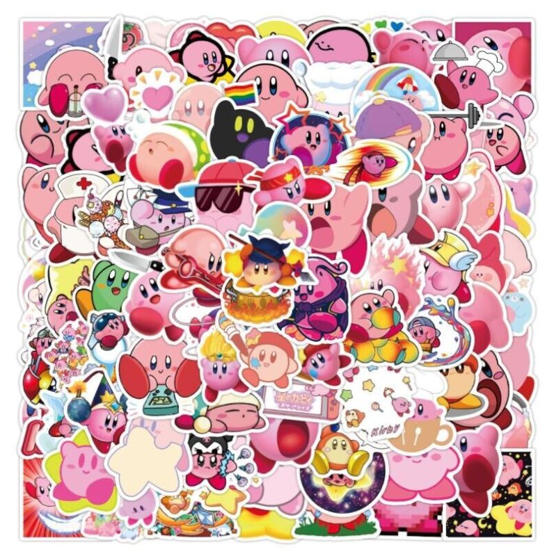 Kirby Stickers 100 New Sticker Decal Lot