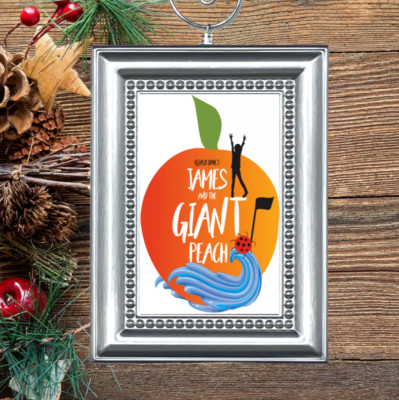 James And The Giant Peach Roald Dahl's Musical Christmas  Tree Ornament