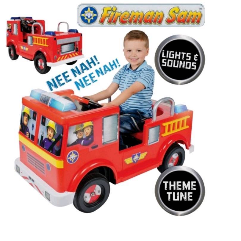 fireman sam 12v battery powered ride on