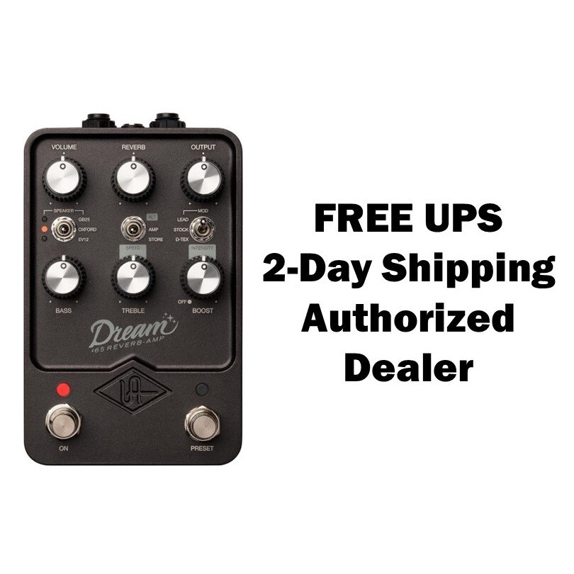Universal Audio UAFX Dream '65 Reverb Amplifier Sim Guitar