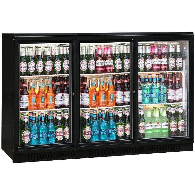 Commercial Triple 3 Door Bar Bottle Display Cooler Fridge Beer Wine Ebay