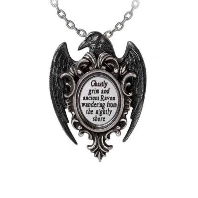 Alchemy Gothic Quoth The Raven Necklace   Local Stock   Gothic