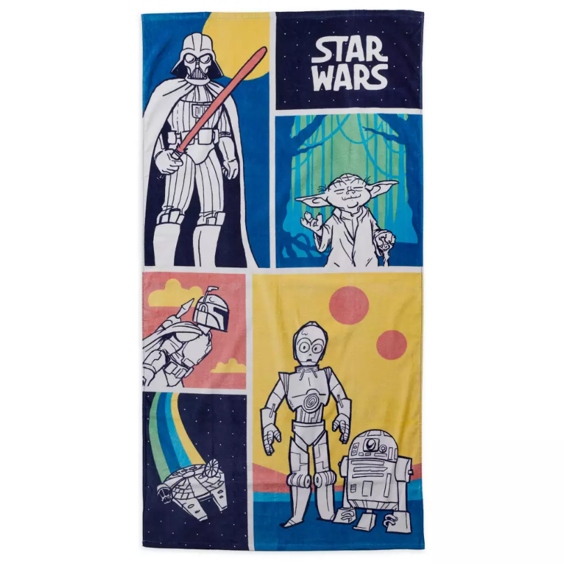 Disney Store Authentic Star Wars Beach Towel New with tags