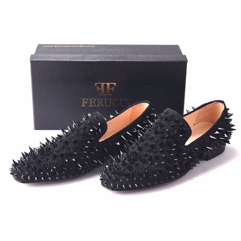 ferucci spiked loafers