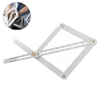 Corner Angle Finder Multi-Function Protractor Diagonal Ceiling Ruler with Scales