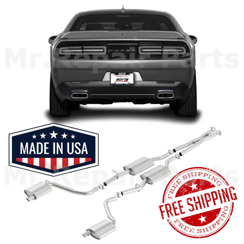 2.25" CatBack Exhaust System Borla for Dodge Challenger Performance ATAK SS eBay