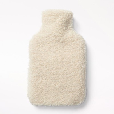 Love & Lore Shearling Hot Water Bottle Cream