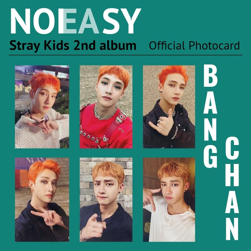 Bang Chan Official Photocard Stray Kids The 2nd Album Noeasy