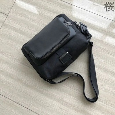 NEW TUMI Alpha Bravo Lewis 232305 Black Crossbody Shoulder Bag UNUSED