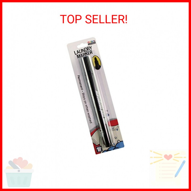 Uchida DecoFabric Laundry Fabric Marker-Black