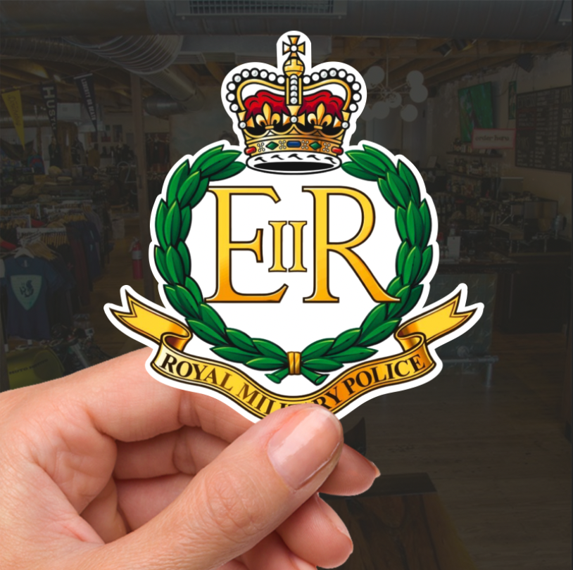 Royal Military Police Waterproof Vinyl Stickers (old style) - Official Reseller - Picture 1 of 11