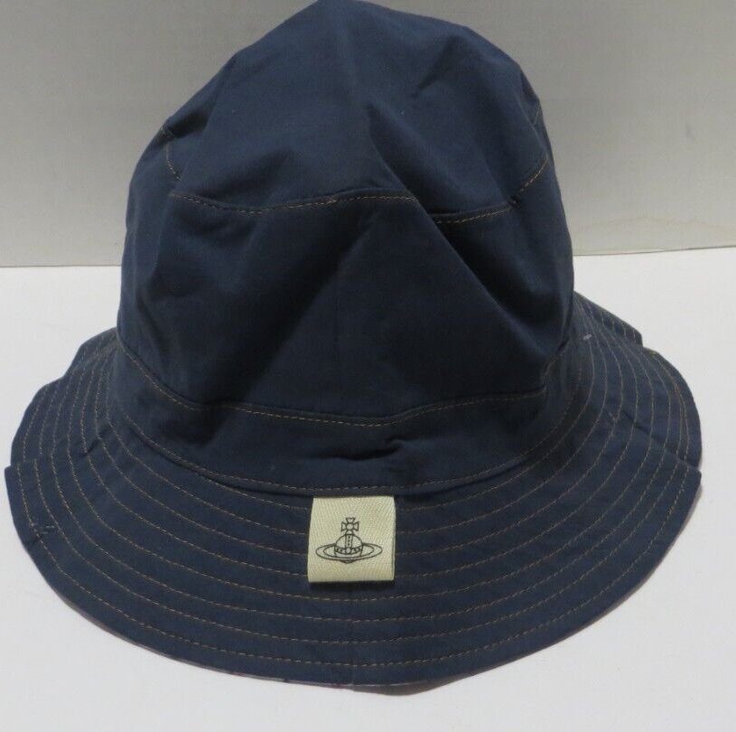 Vivienne Westwood Reversible Navy Bucket Hat