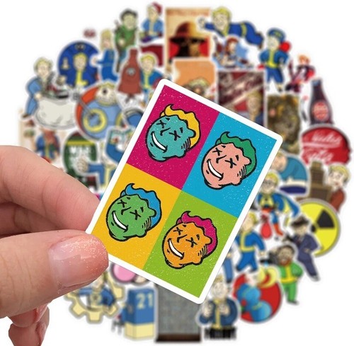 20 Random Fallout Themed Water Resistant Stickers