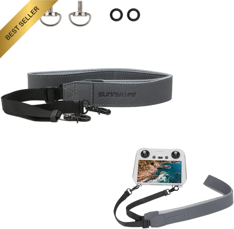 Mavic Mini 3 Pro Controller Accessories Shoulder Lanyard Neck Strap, PU RC Strap