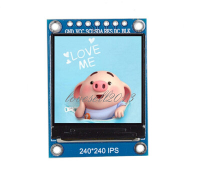 NEW 3.3V 1.3'' Inch IPS SPI Full Color 240x240 LCD Display Module for Arduino