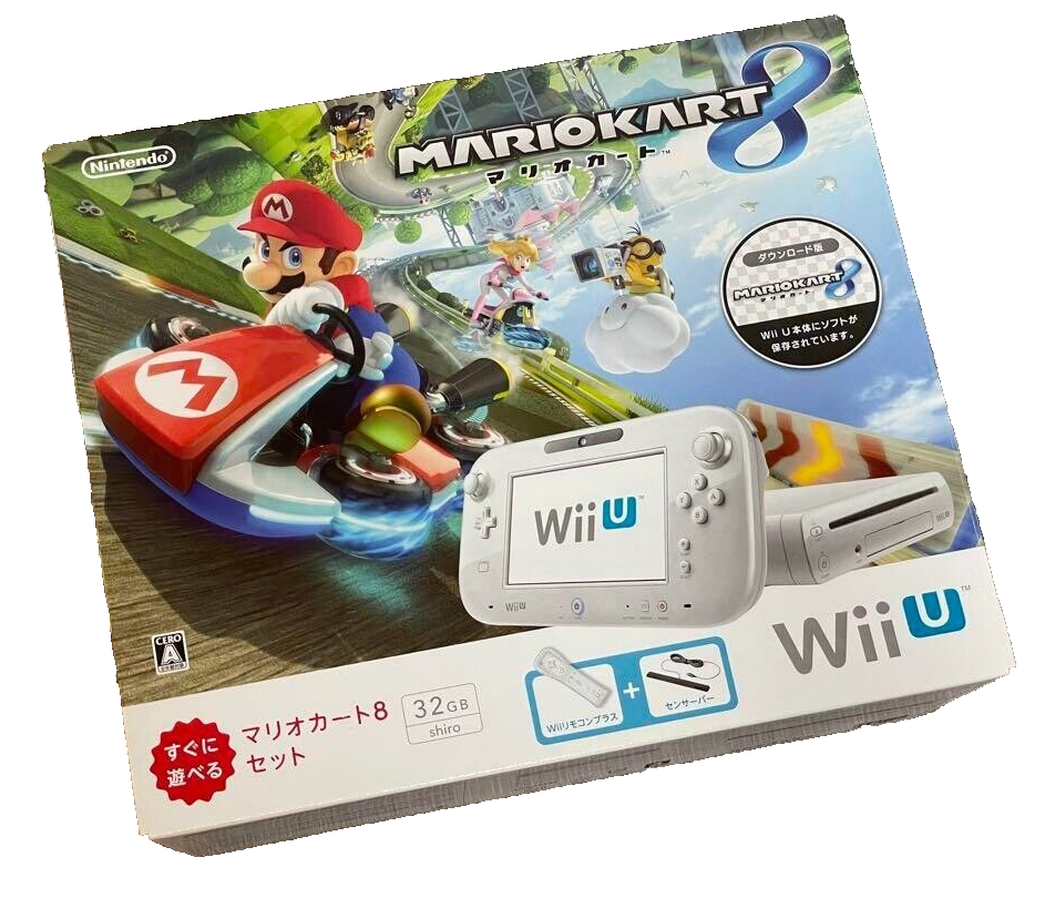 Nintendo Wii U White Premium 32GB Box Console SHIRO TESTED
