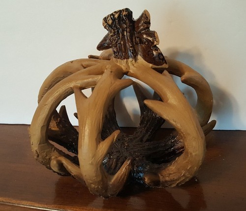 Woodland Antler Harvest Pumpkin 6