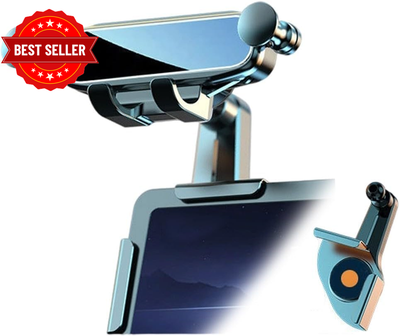Car Screen Phone Holder with Silicone Grip for Stable and Secure Device Holding