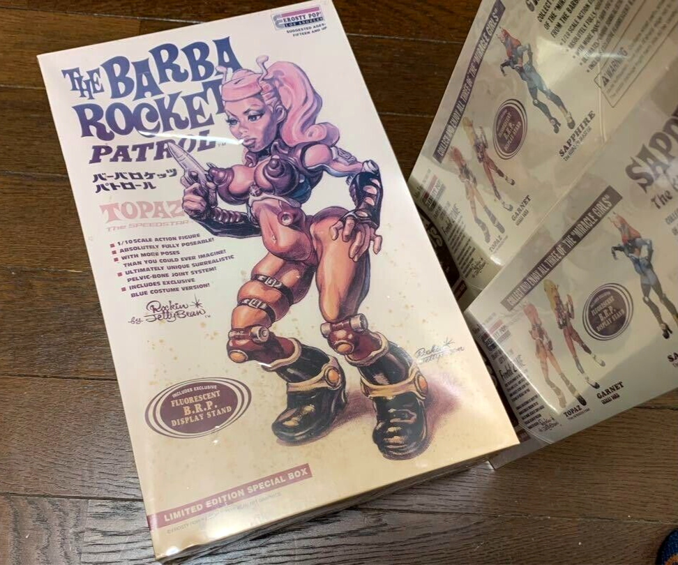 THE BARBA ROCKETS PATROL GARNET フィギュア Barba Rockets Patrol Garnet 1/10 Action Figure Rockin' Jelly