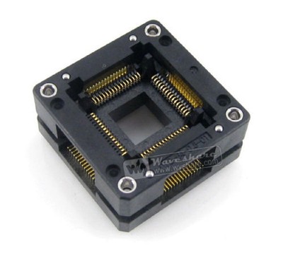 QFP64 TQFP64 LQFP64 OTQ-64-0.8-01 ENPLAS IC Test Burn-in Socket Adapter 0.8Pitch