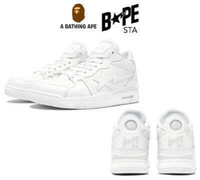 A Bathing Ape Sneakers 2024 SS Model BAPE CLUTCH STA #2 Crocodile Pattern WH JPN