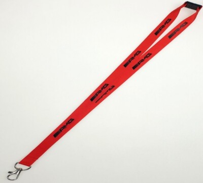 Original Mercedes-Benz AMG Schlüsselband Lanyard rot Nylon  