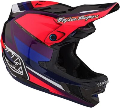 NEW Troy Lee Designs D4 CARBON Fiber MTB BMX Bicycle Helmet Size Medium & Large