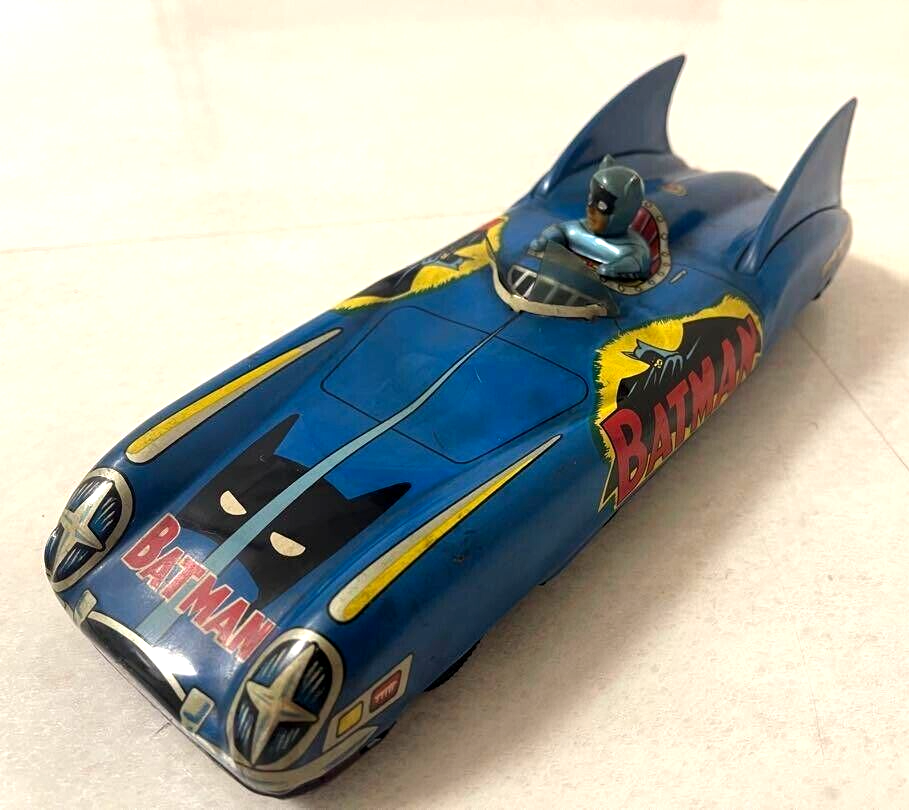 バットマン ブリキ製ミニカー Batman tincar レトロ 当時物