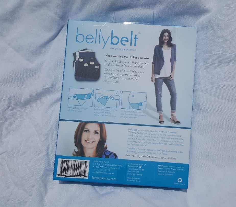 Love your Baby Belly Belt Wardrobe extender kit 4 buttons/slides 3 cover panels