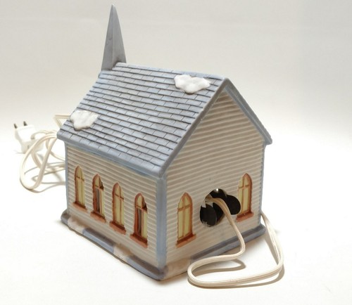 Americana Christmas Village Lighted Church