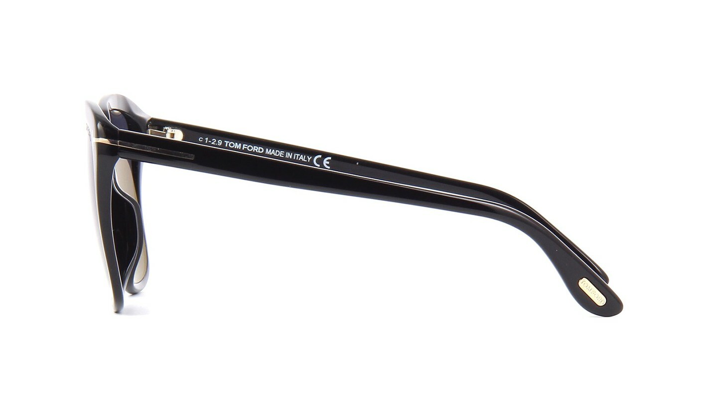 Pre-owned Tom Ford Faye -02 Ft 0788 Black/dark Grey (01a) Sunglasses In Gray