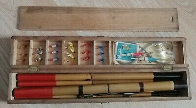 With Sleeves Details about / CHOICE VINTAGE Pearl Japan SPLIT BAMBOO 5 PIECE FISHING ROD