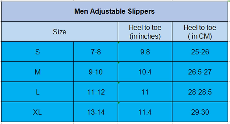 Adjustable House Slippers with Memory Foam Faux Indoor Shoes Slip on Sandals