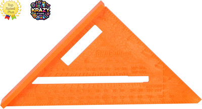 Johnson Level & Tool RAS-70B-ORAN Structo-Cast Rafter Square 7'' Orange 1 Square