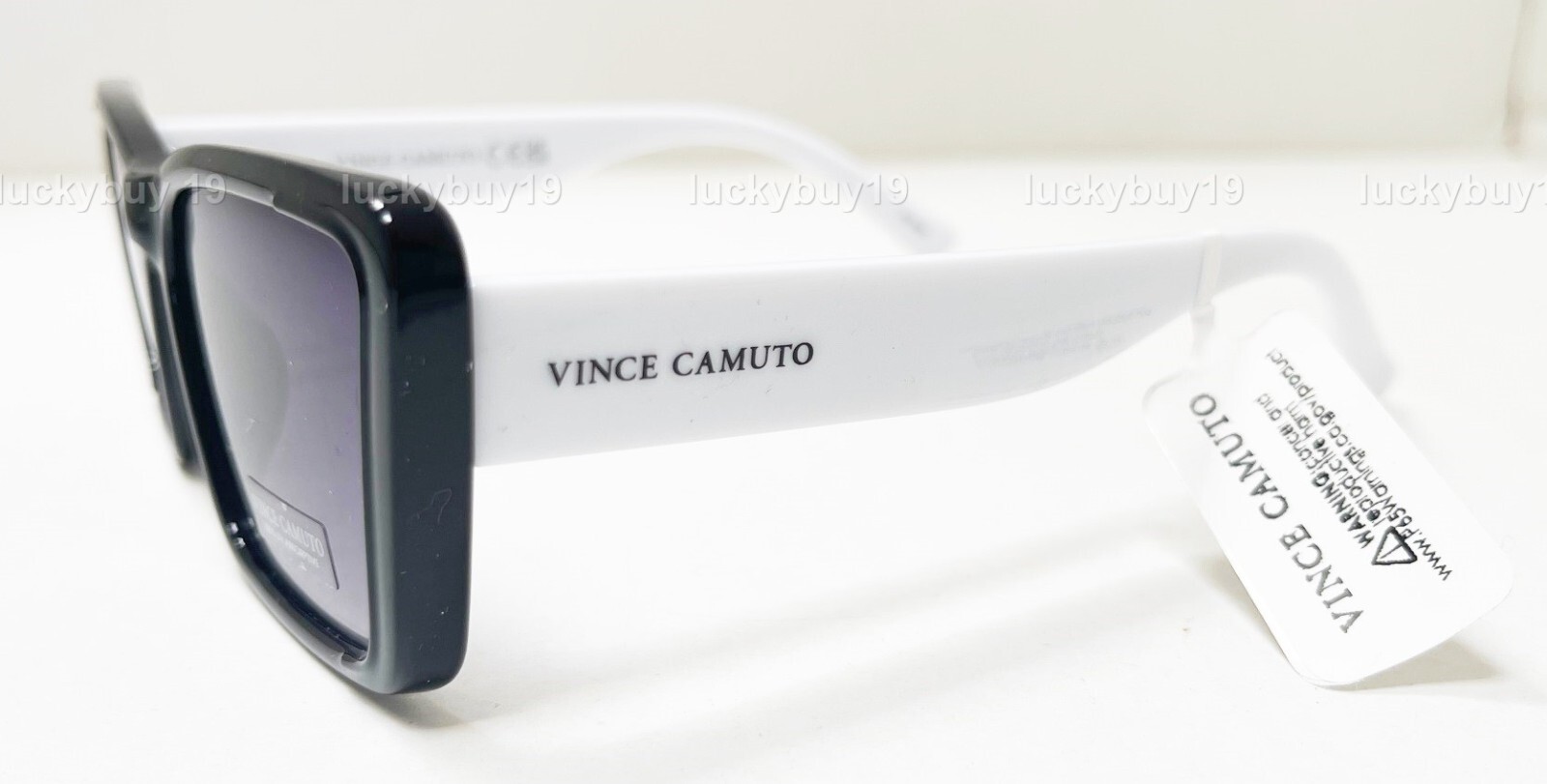 Vince Camuto VC1172 Black White Authentic Sunglasses Women