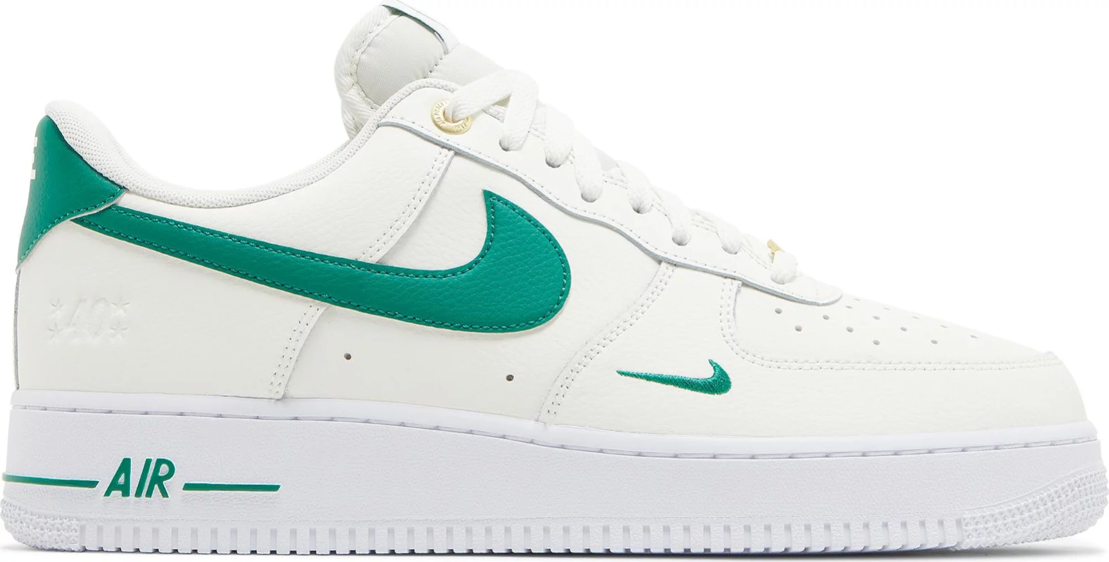 

Мужские кроссовки Nike Air Force 1 07 LV8 40th Anniversary Sail Malachite DQ7658-101 11,5, Multicolor, Nike Air Force 1