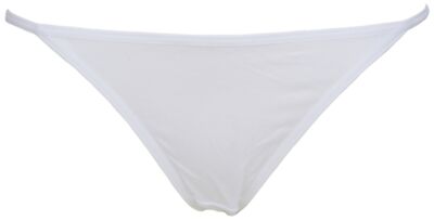 Ex-Store Ladies Microfibre String Thongs White